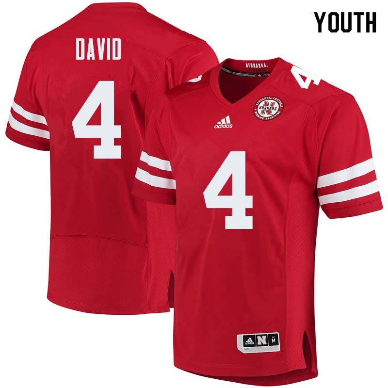 Youth #4 Lavonte David Nebraska Cornhuskers College Football Jerseys Sale-Red